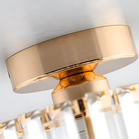 Crystal Semi Flush Mount Ceiling Light for Hallway 23cm E27