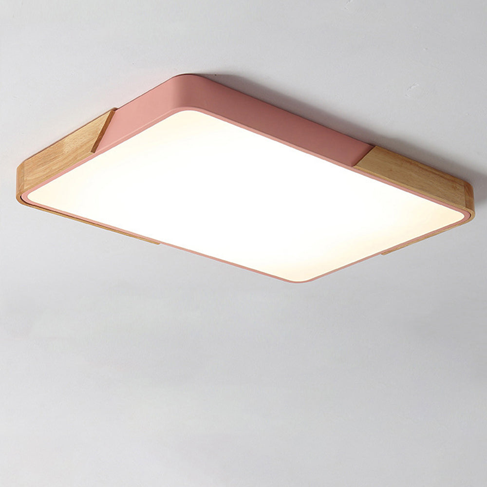 Nordic Modern Rectangle LED Living Room Ceiling Light