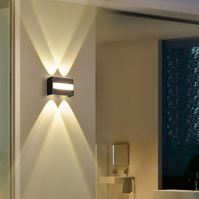 Black Outdoor LED Wall Lights for Patio Garage