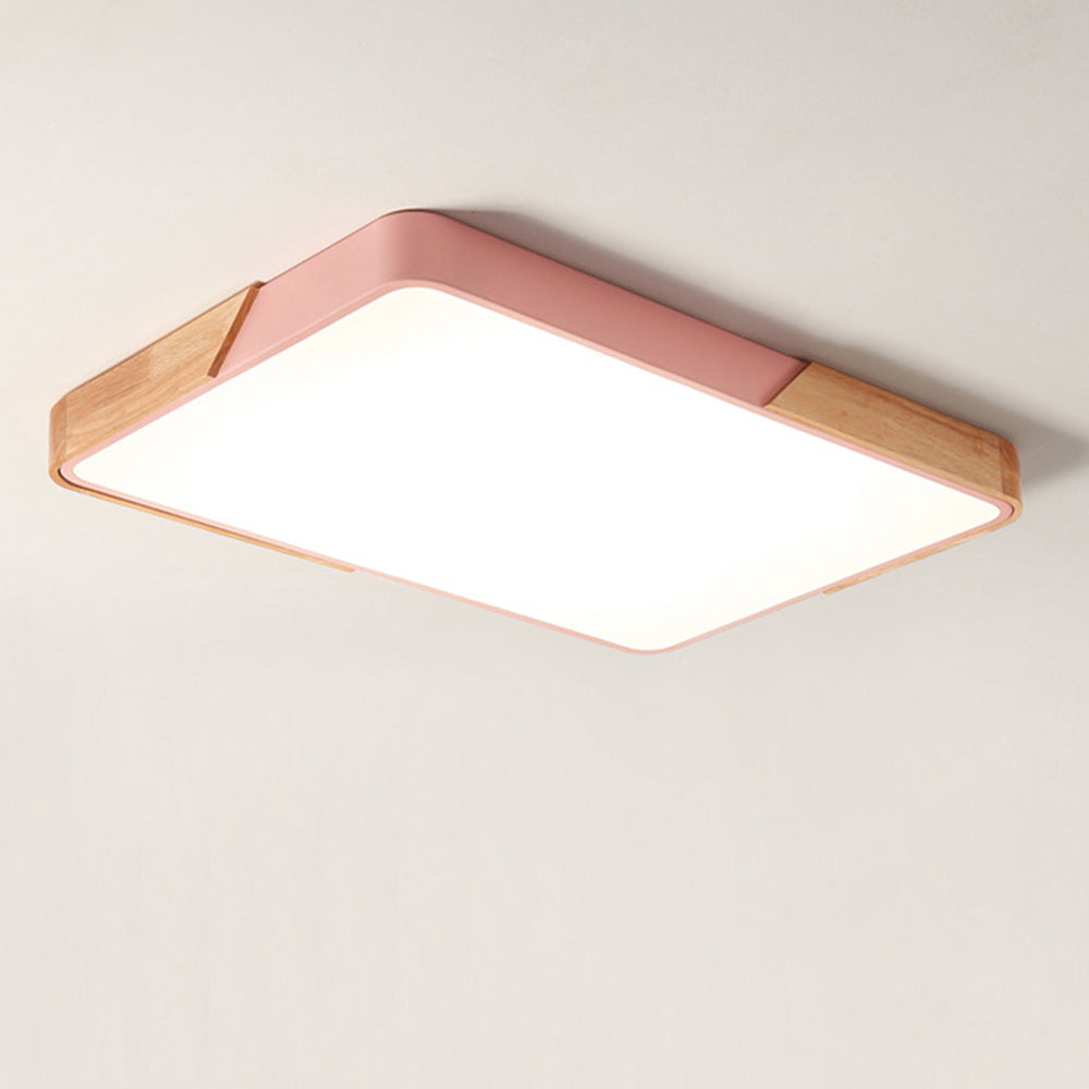 Nordic Modern Rectangle LED Living Room Ceiling Light