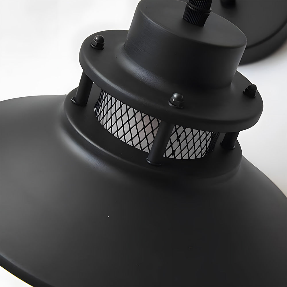 IP65 Waterproof Black Metal Cage Light Outdoor Pendant Lighting