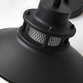 IP65 Waterproof Black Metal Cage Light Outdoor Pendant Lighting