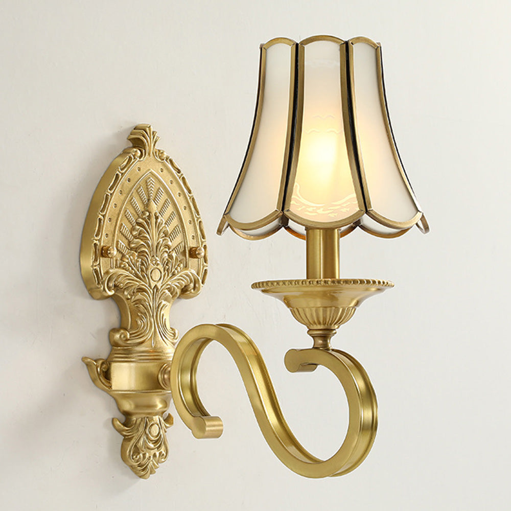 Vintage Gold Luxury Wall Sconce Light For Living Room