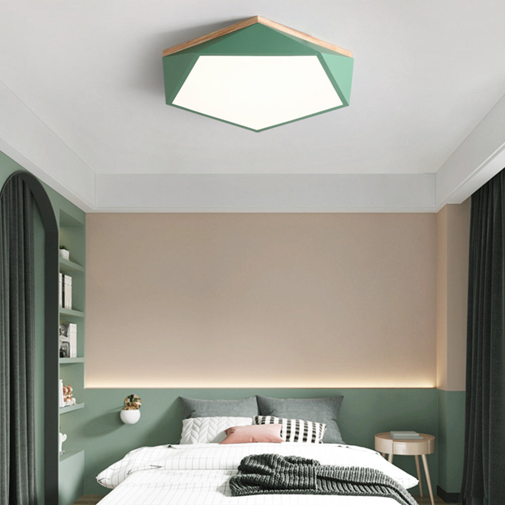 Stylish Modern Iron LED Ceiling Light For Bedroom