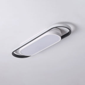 Black Simple Corridor Long LED Low Ceiling Lights