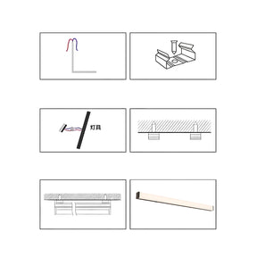 Linear Aluminium IP55 Waterproof LED Outdoor Wall Lights for Garden Patio