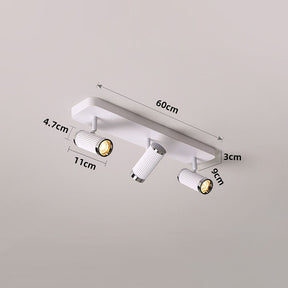 Simple Metal White LED Track Lighting