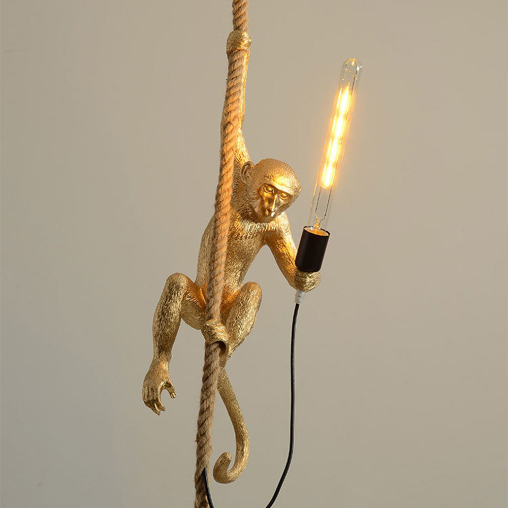 Vintage Resin Monkey Pendant Lights