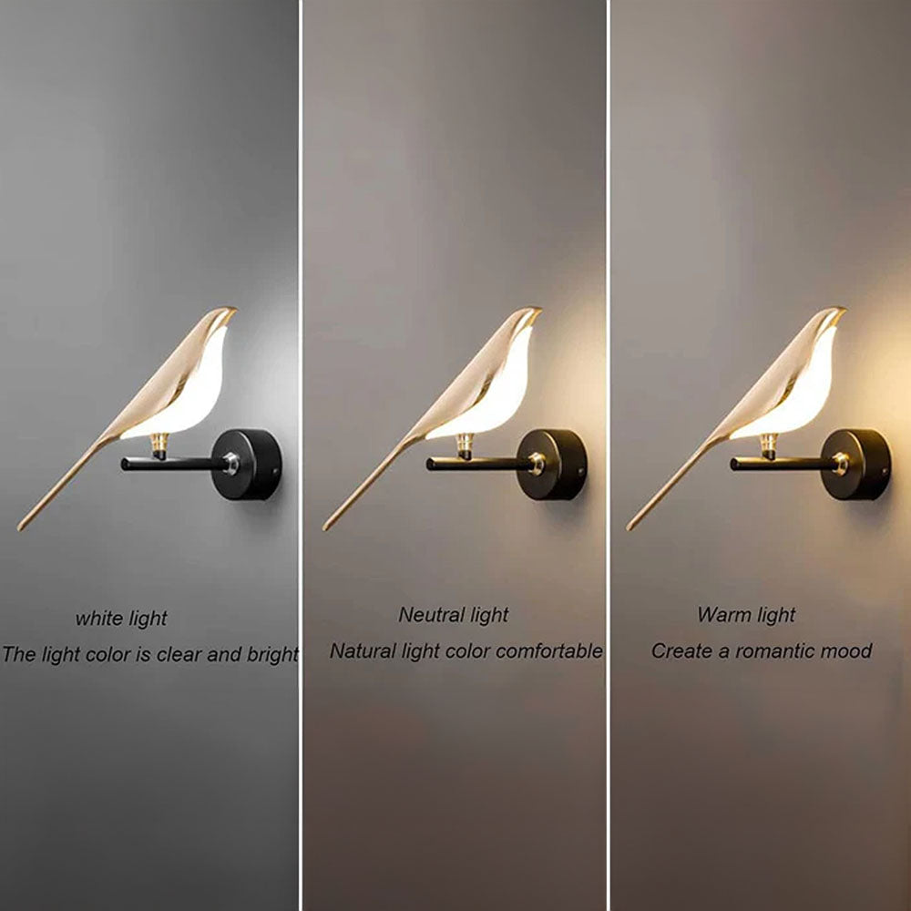 Modern Art Design Bird LED Wall Light