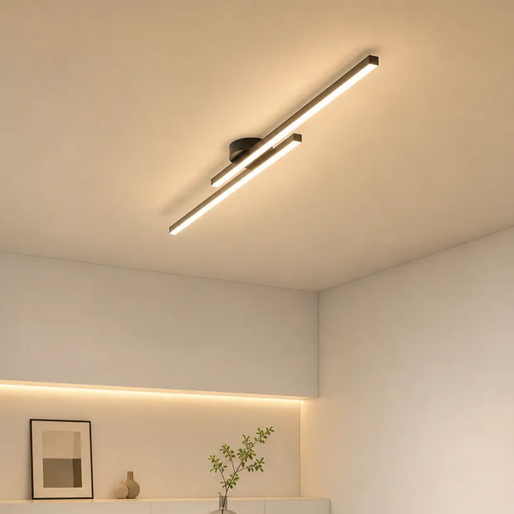 Nova Linear LED Semi-Flush Ceiling Lights