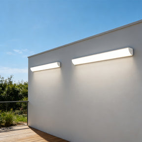 Set of 2 Minimalist Outdoor Waterproof LED Wall Light