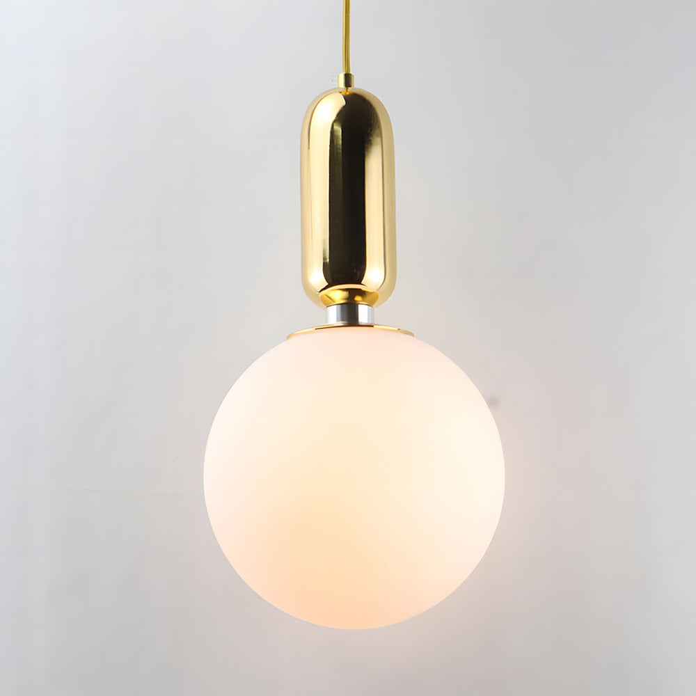 Nordic Glass Globe Ball Pendant Light for Dining Room Kitchen