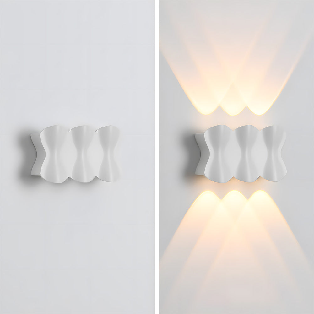 Modern Outdoor LED Up and Down Wall Lights for Garage Patio