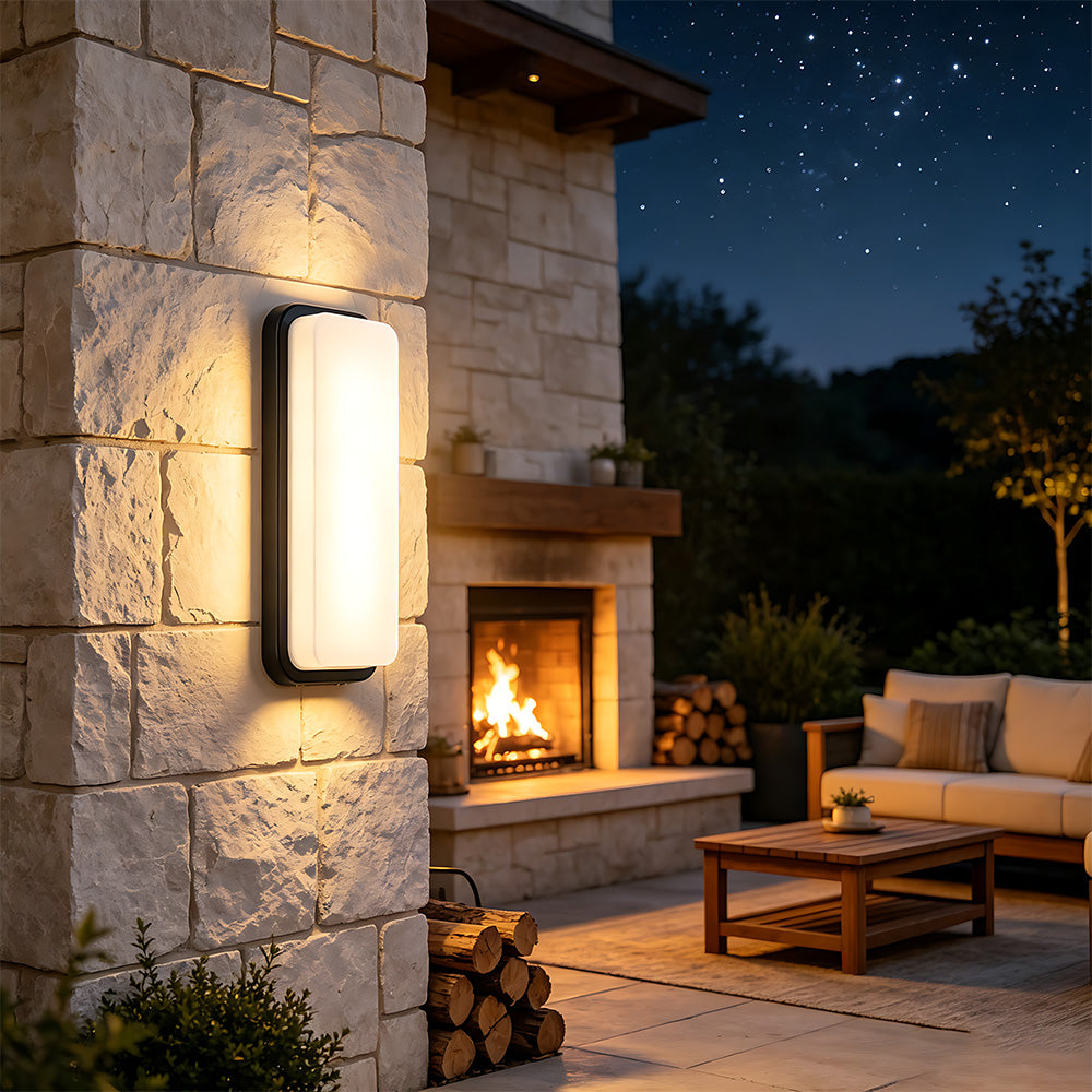 Stylish IP65 Aluminium PIR LED Outdoor Wall Lights for Patio