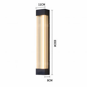 Nordic Style Waterproof Vertical LED Garden Lights Outdoor for Garage Wall