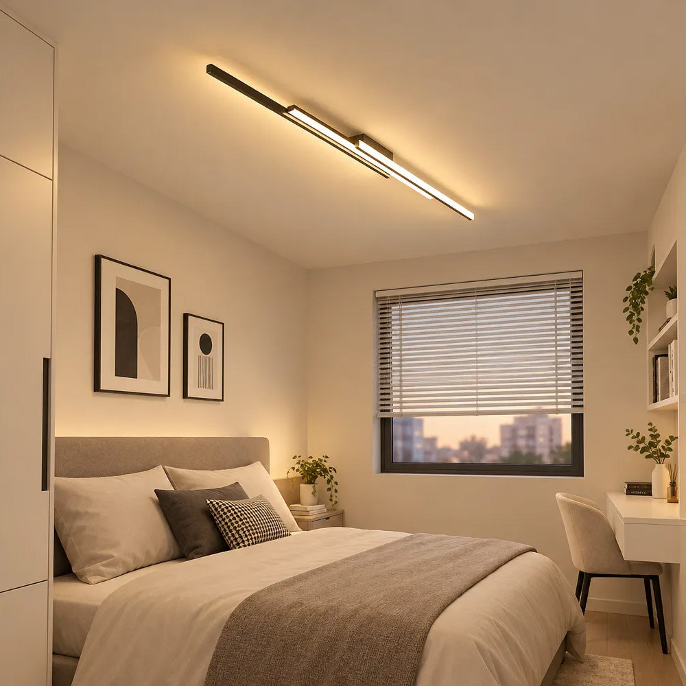 Modern Minimalist LED Flush Mount Aluminium Ceiling Lights for Hallway