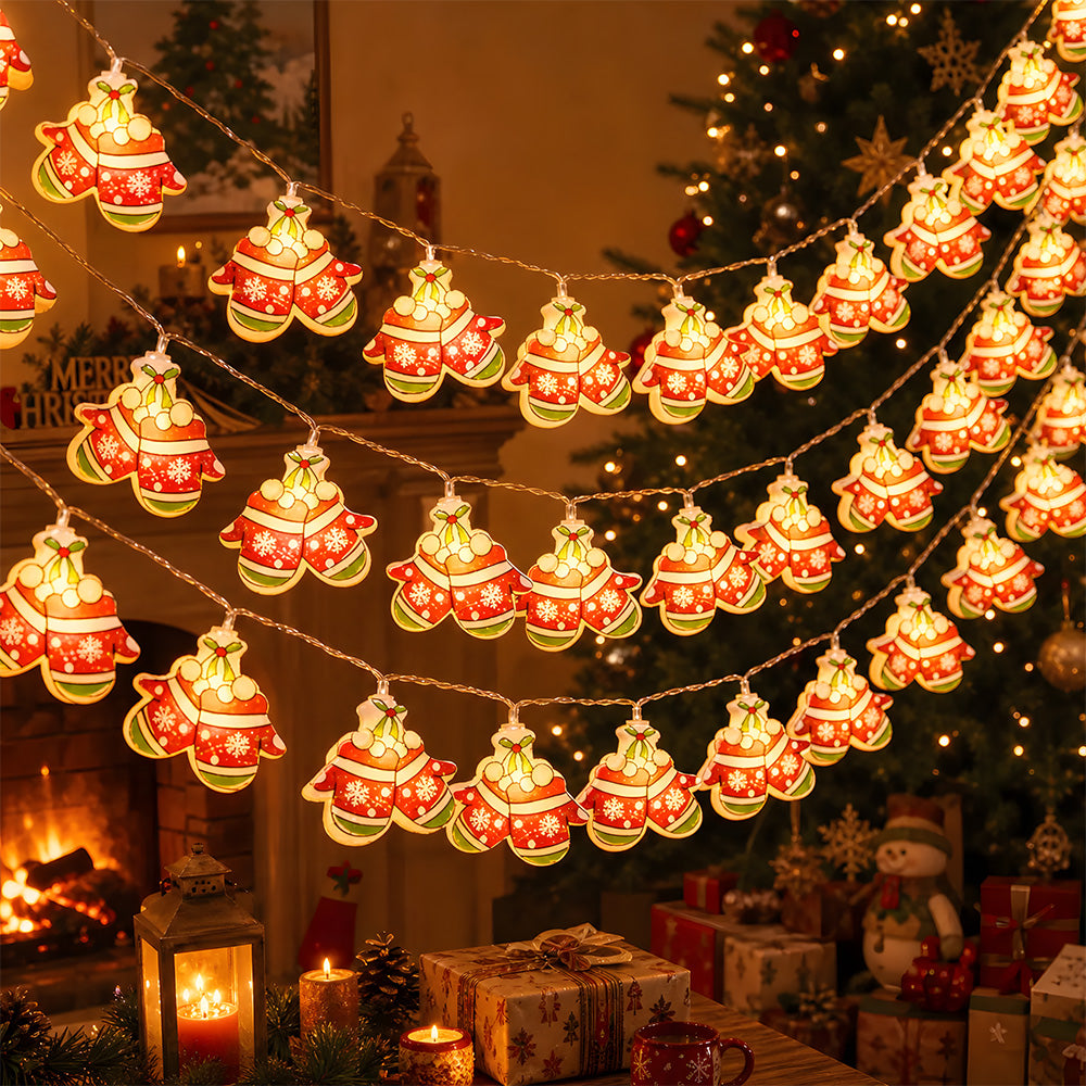 Santa Claus Christmas Tree Snowman Decorative String Lights