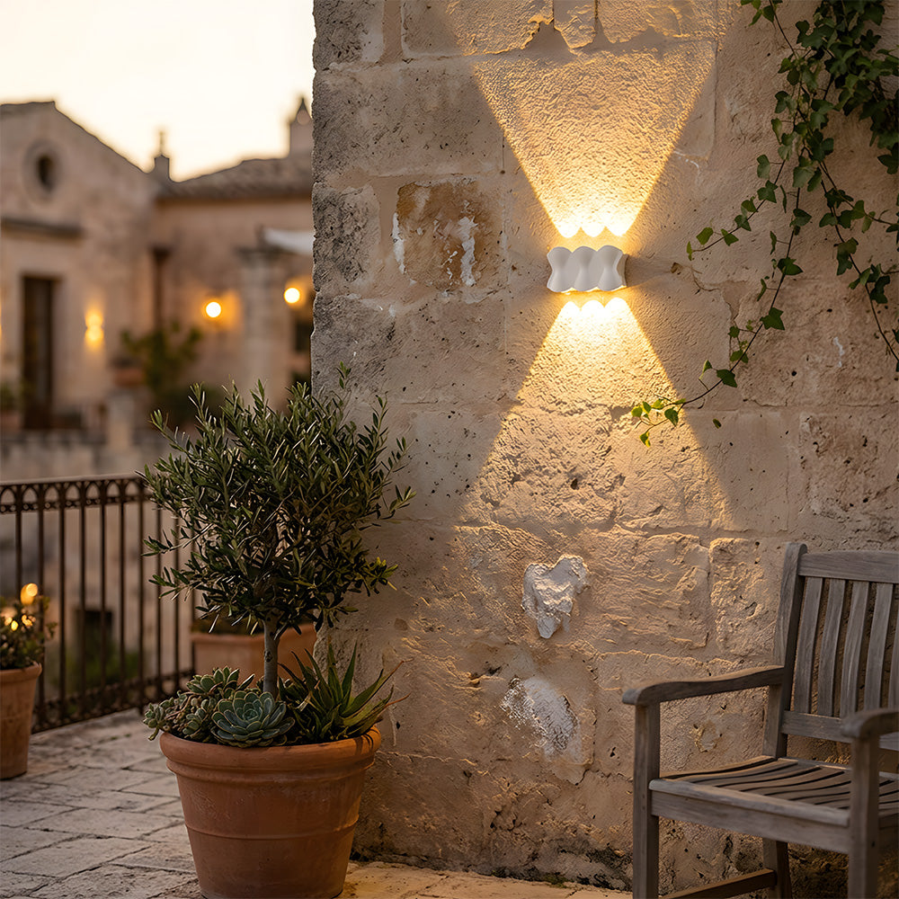 Modern Outdoor LED Up and Down Wall Lights for Garage Patio