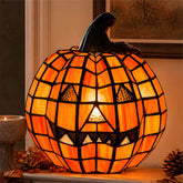 Halloween Glowing Pumpkin Decor Table Lamp for Bedroom Tabletop Decoration