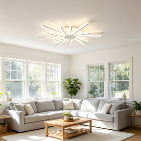 Stylish Multi Arm Acrylic LED Ceiling Lights for Living Room