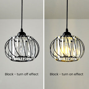 Nordic Simple Globular Glass Hallway Pendant Lighting