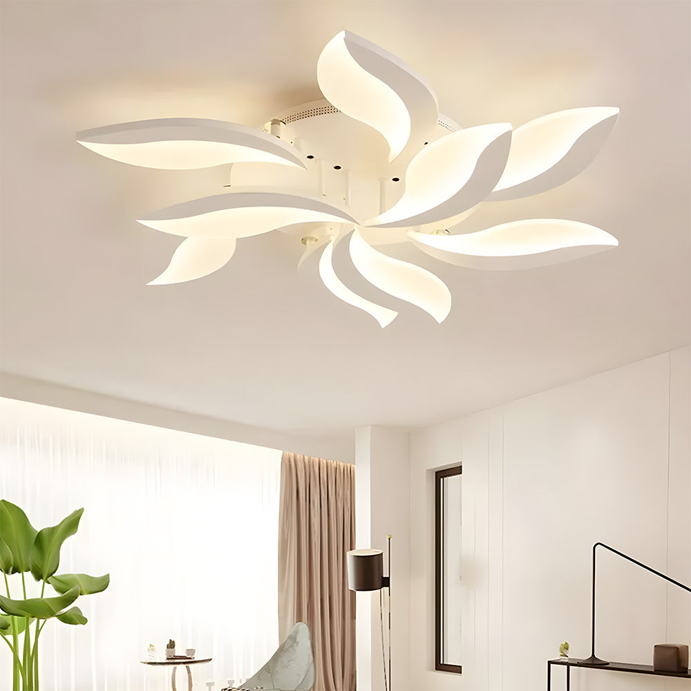 Multi-Lights Flower Acrylic LED Ceiling Light For Living Room