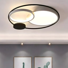 Design Circular Flush Mount LED Bedroom Ceiling Light