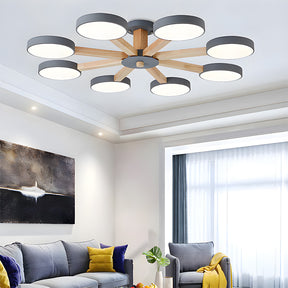 Nordic Multi Round LED Living Room Ceiling Lights