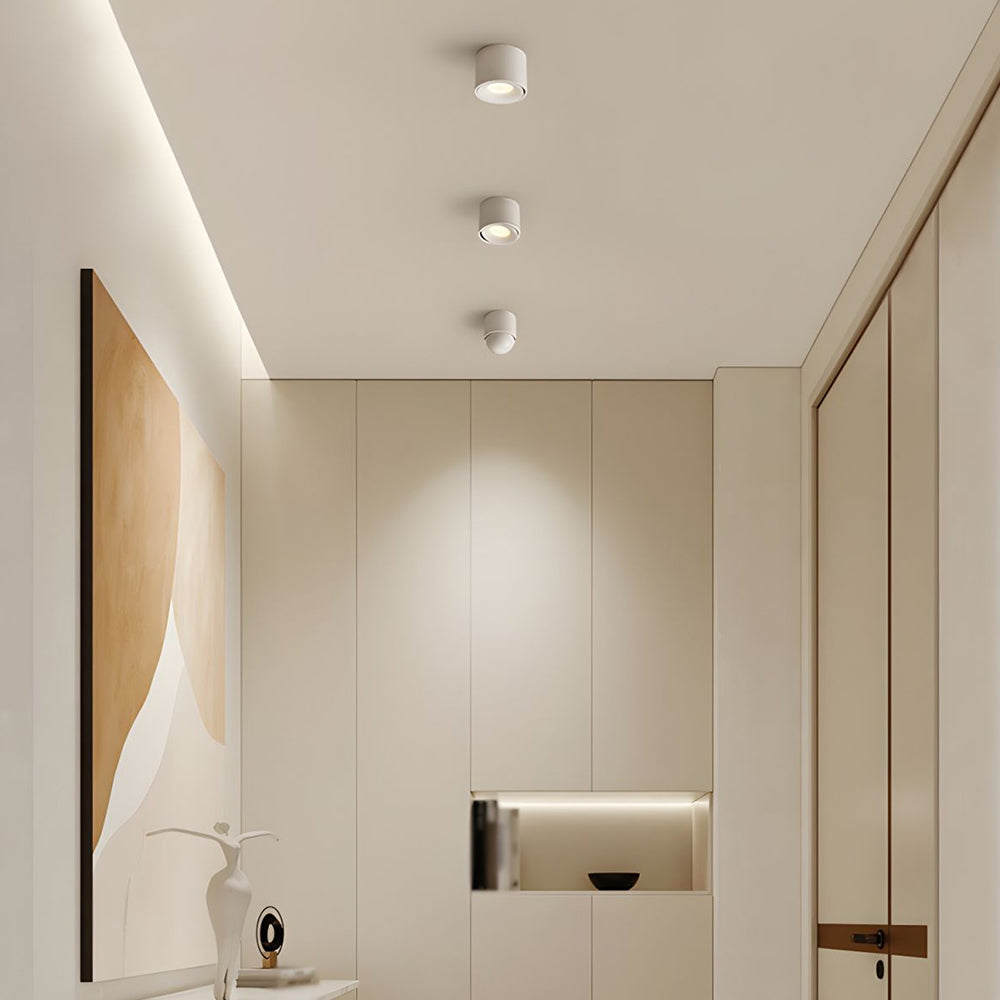 Minimalist Aluminum LED Ceiling Downlights For Hallway