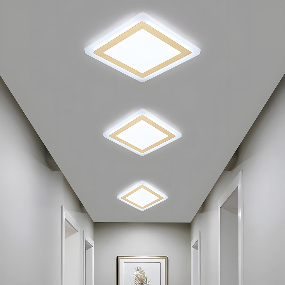 Simplistic Design Acrylic Flush Mount Ceiling Lamp For Living Room