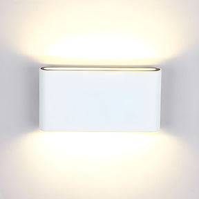 Modern Waterproof Aluminum Up and Down LED Wall Sconce For Living Room