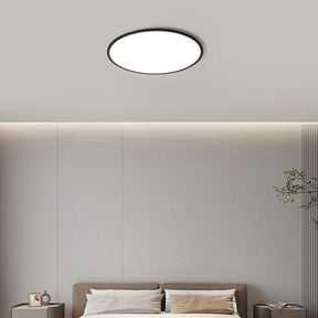 Minimalist Black Acrylic LED Flush Ceiling Lights For Living Room