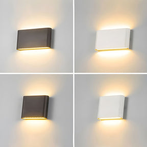 Modern Waterproof Aluminum Up and Down LED Wall Sconce For Living Room