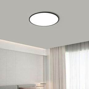 Minimalist Black Acrylic LED Flush Ceiling Lights For Living Room