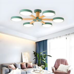 Nordic Multi Round LED Living Room Ceiling Lights