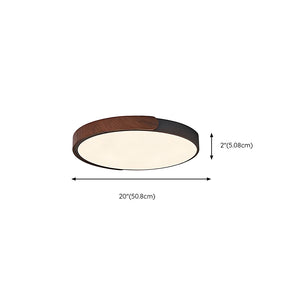 Flush Mount LED Ceiling Light For Living Room Bedroom, Circular Shape