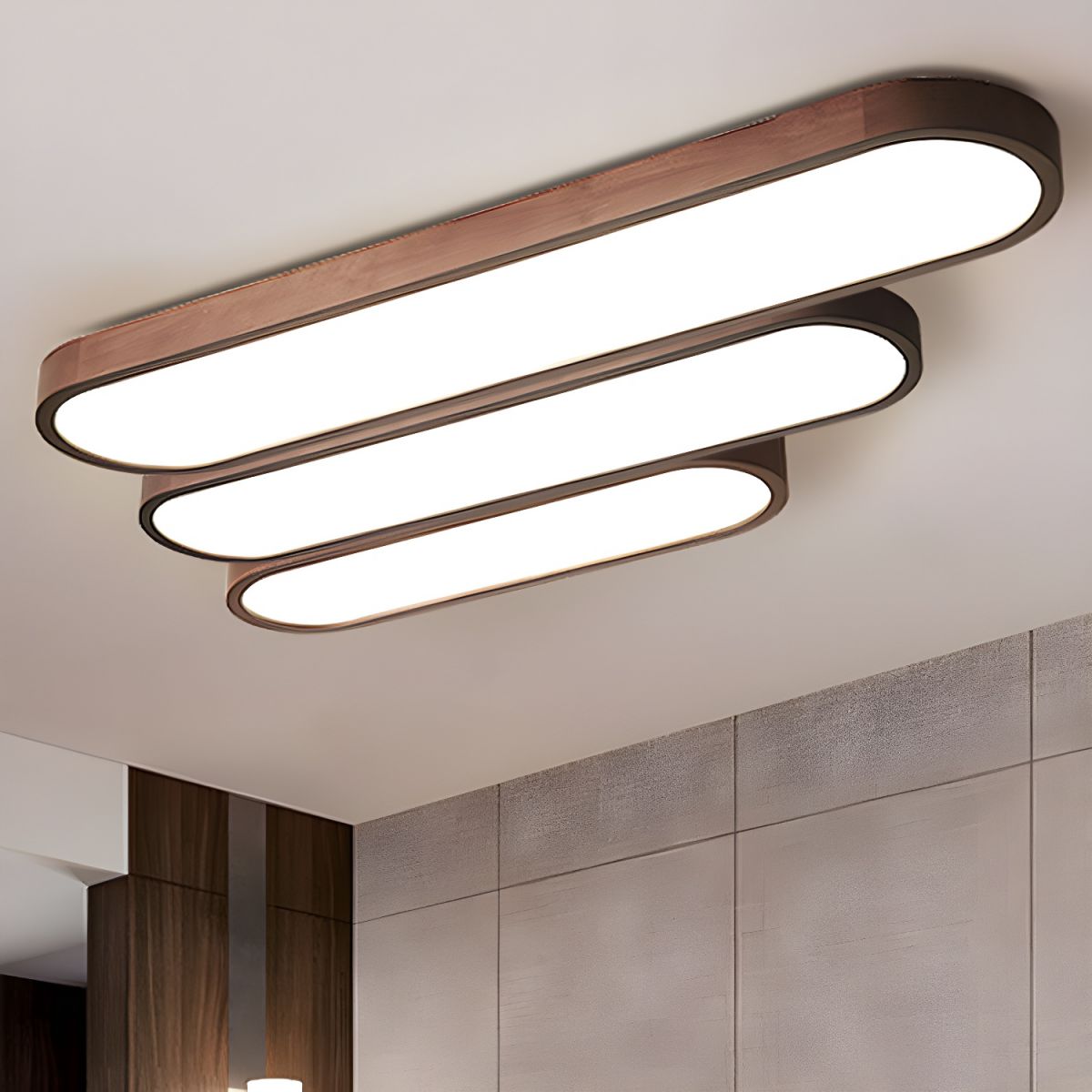 Oval Acrylic LED Ceiling Light