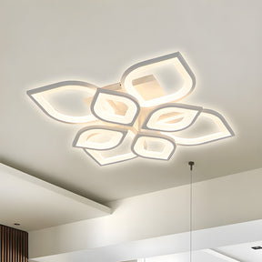 Nordic White Acrylic Shade LED Ceiling Light For Living Room