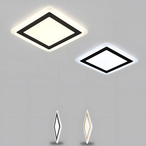 Simplistic Design Acrylic Flush Mount Ceiling Lamp For Living Room