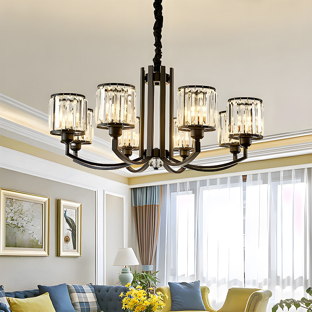 Gorgeous Chic Crystal Living Room Pendant Lights