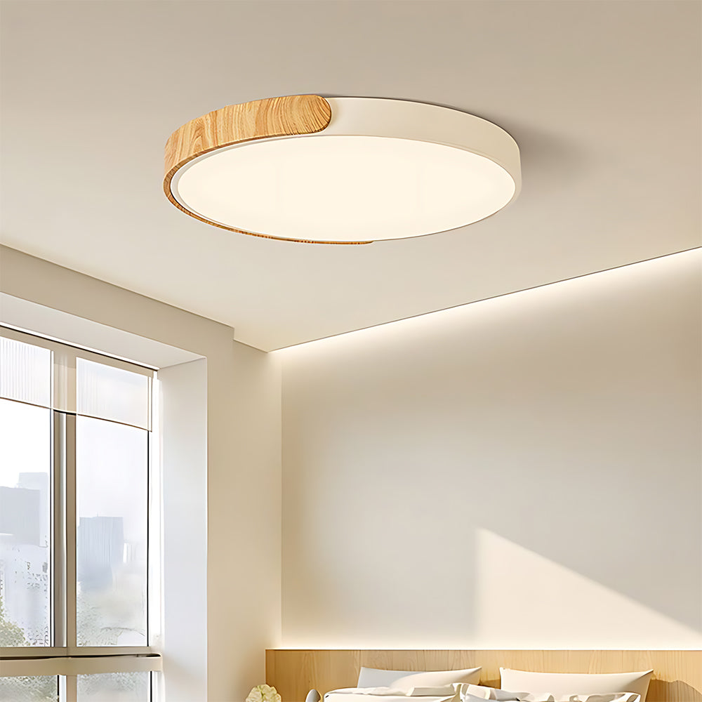 Flush Mount LED Ceiling Light For Living Room Bedroom, Circular Shape