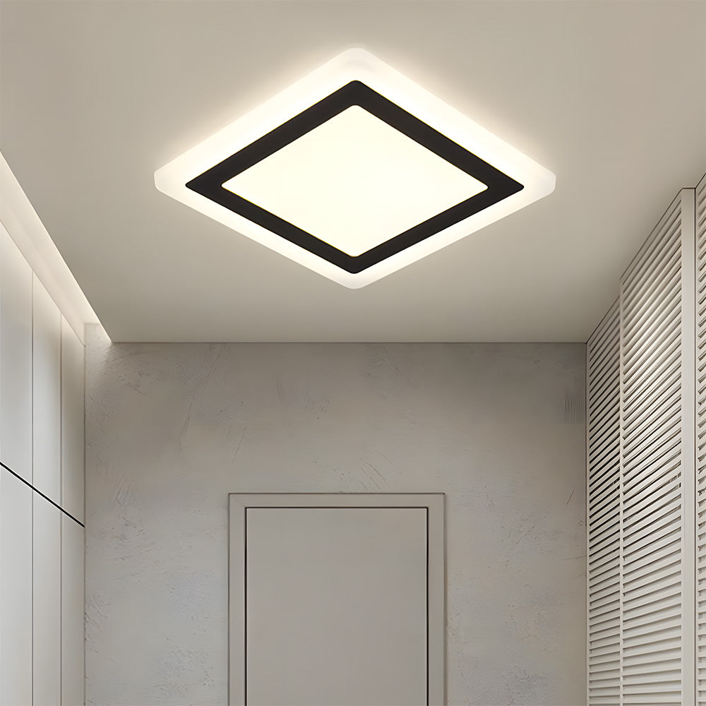 Simplistic Design Acrylic Flush Mount Ceiling Lamp For Living Room