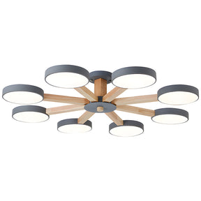 Nordic Multi Round LED Living Room Ceiling Lights