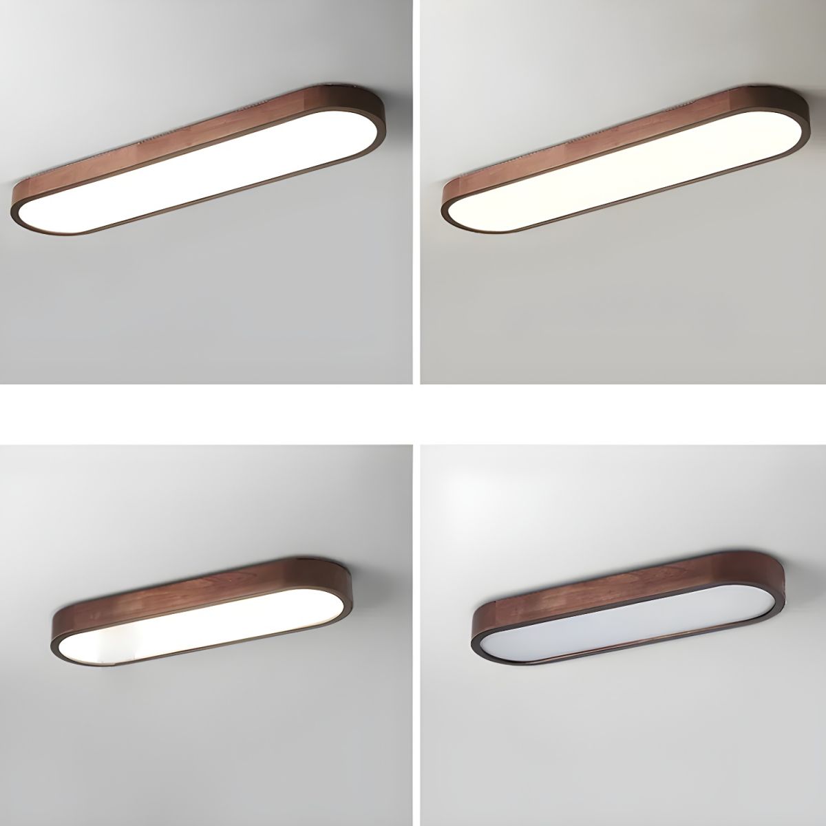 Oval Acrylic LED Ceiling Light