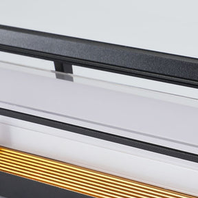 Contemporary black outdoor led wall lights