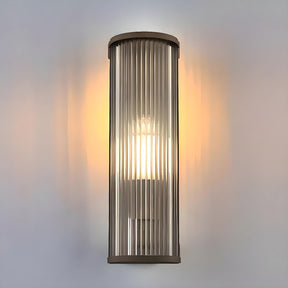Grey Contemporary Outdoor Wall Lamp
