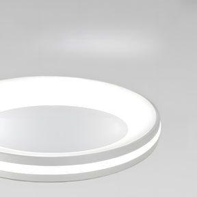 Modern Simplistic Iron Circle Ceiling Light Fixture For Bedroom