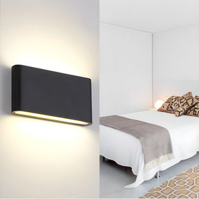 Modern Waterproof Aluminum Up and Down LED Wall Sconce For Living Room