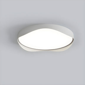LED Bulbs White Flush Mount Ceiling Light