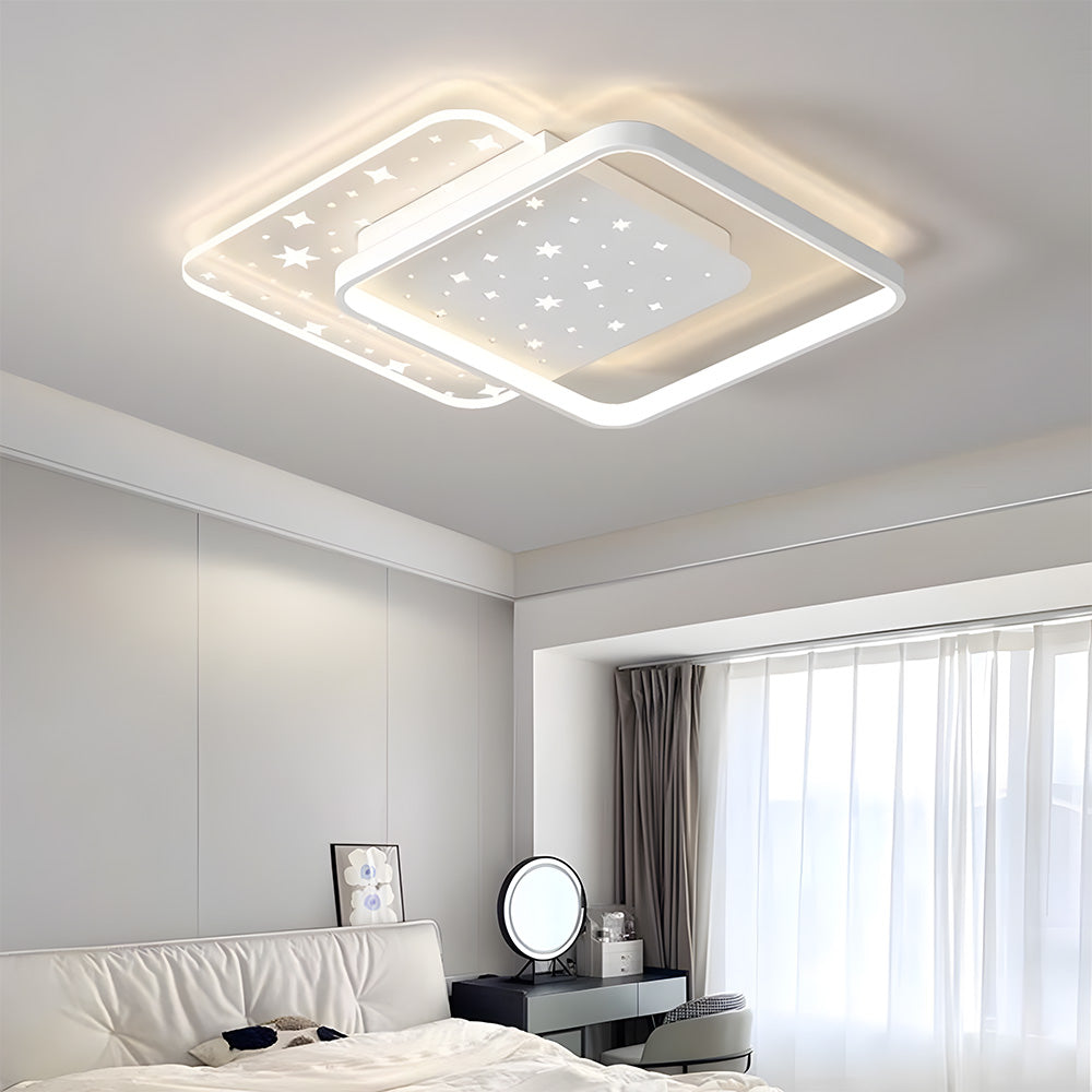 Modern Minimalist Polymorphic Acrylic Bedroom Ceiling Lamp